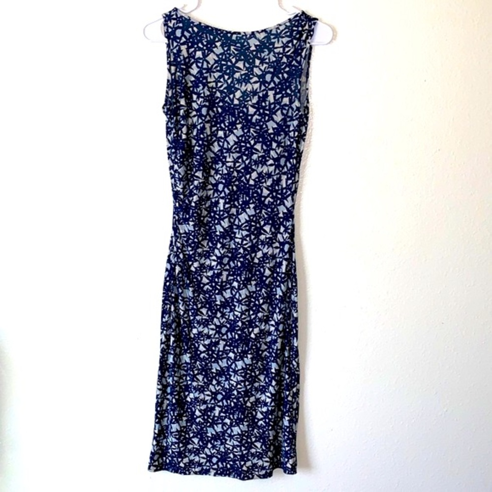 DIANE von FURSTENBERG RENE PATTERN SILK KNIT DRESS SIZE 6